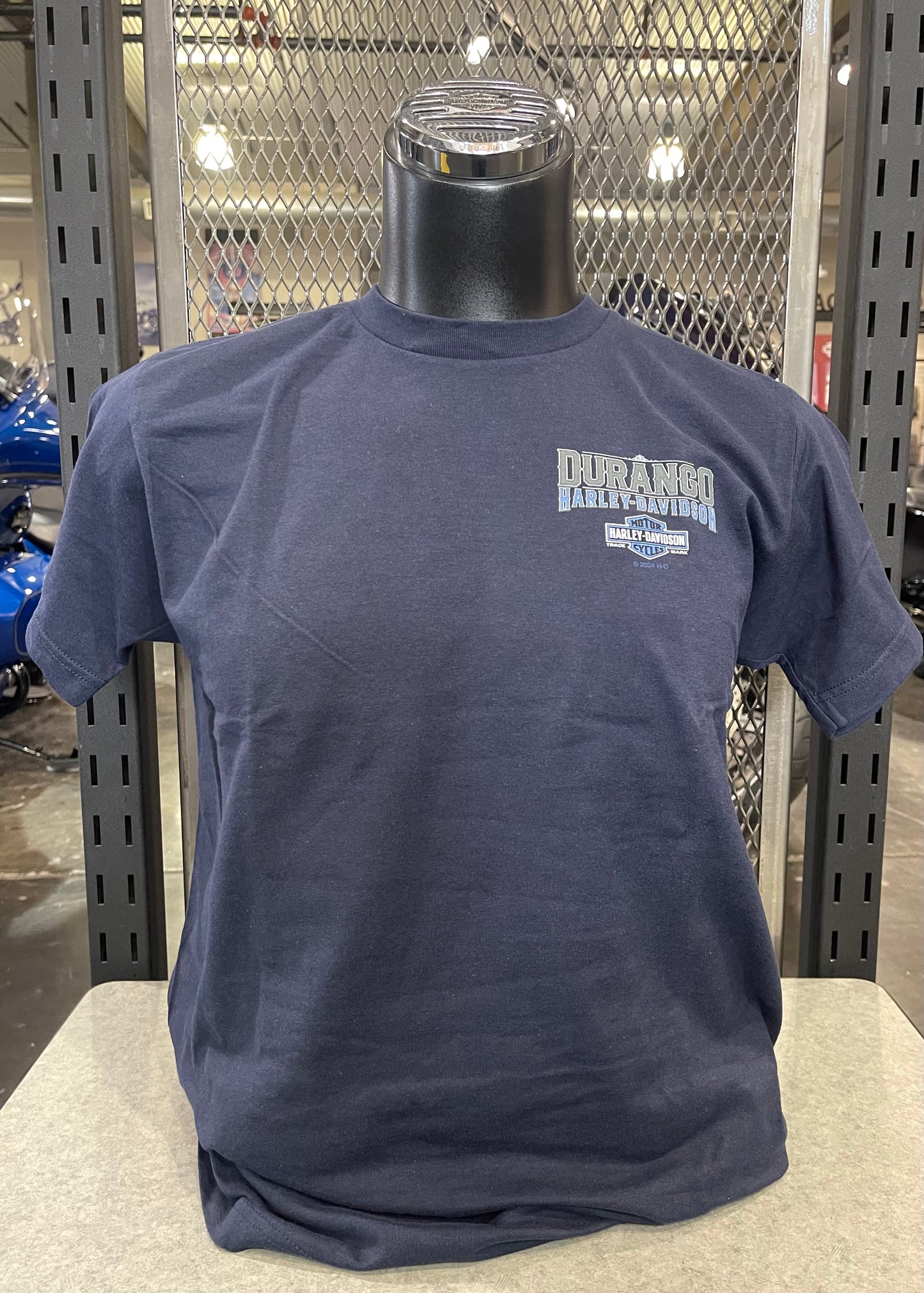 DHD Ghost Rider Back - T-Shirt (Navy)