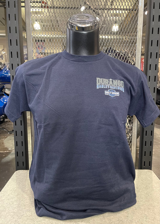 DHD Ghost Rider Back - T-Shirt (Navy)